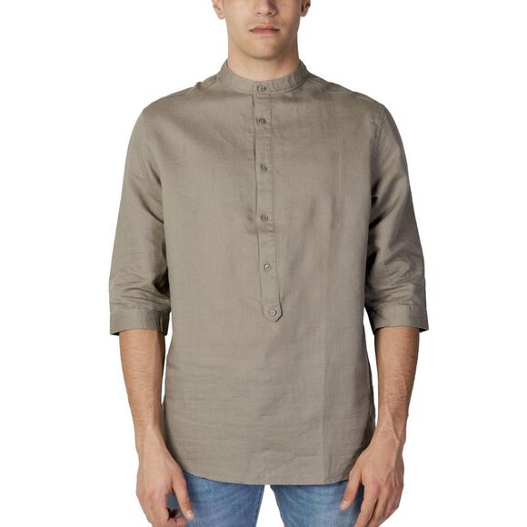 Antony Morato White Lyocell Shortsleeve Shirt